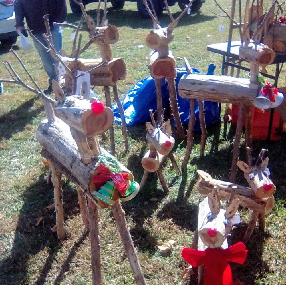 Handmade Christmas decorations for the outdoor